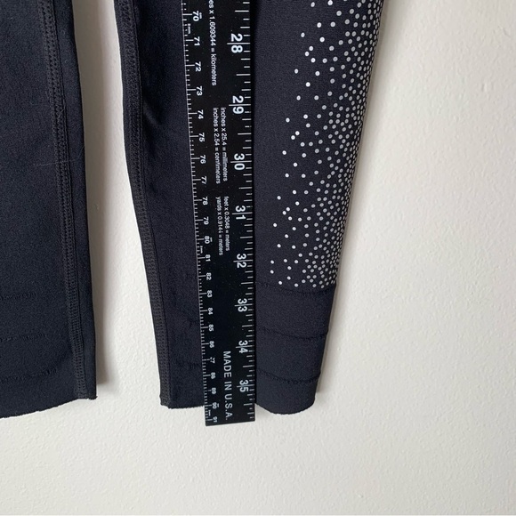 Fabletics High-Waisted Sculptknit Reflective Gym Black Leggings Womens XS - Picture 9 of 11
